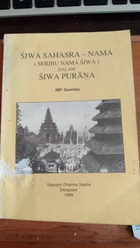 Image of Siwa Sahasra-Nama (Seribu Nama Siwa) Dalam Siwa Purana